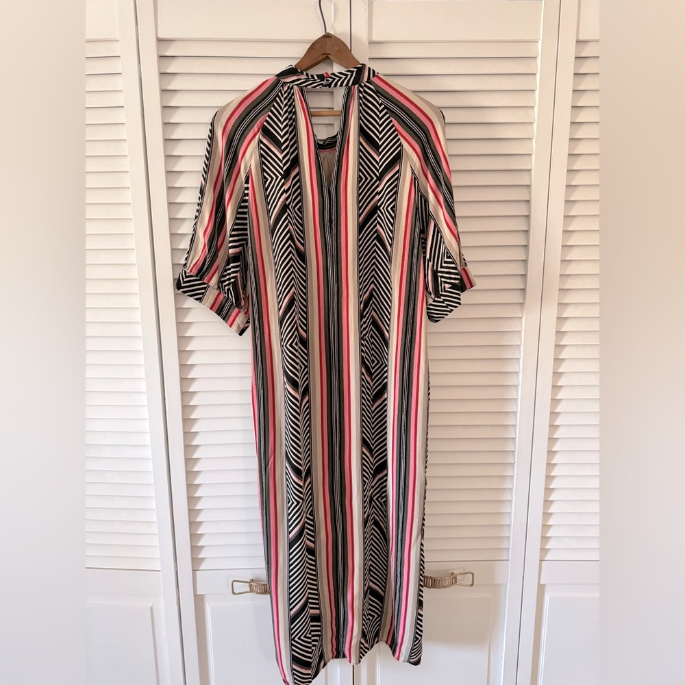 Anthropologie Geometric Midi Dress - Picture 3 of 4